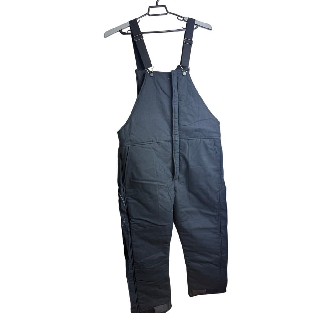 DAKOTA Outerwear Cold Weather Insulated Black Bib Overall Size M Zip Front, Leg